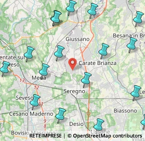 Mappa GIUSSANO IV Novembre, 20833 Giussano MB, Italia (6.123)