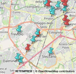 Mappa Via Gorizia, 24127 Bergamo BG, Italia (2.70824)