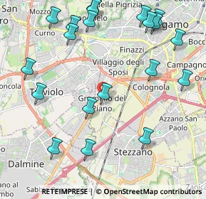 Mappa Via Gorizia, 24127 Bergamo BG, Italia (2.584)
