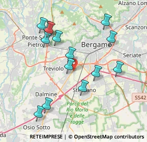 Mappa Via Gorizia, 24127 Bergamo BG, Italia (3.92286)