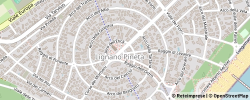 Mappa Lignano Sabbiadoro