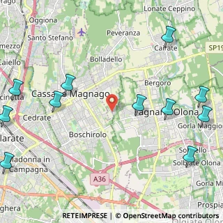 Mappa Via delle Selvette, 21050 Cairate VA, Italia (3.05455)