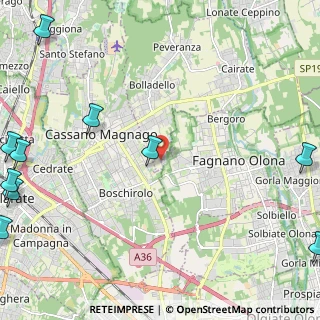 Mappa Via delle Selvette, 21050 Cairate VA, Italia (3.81727)