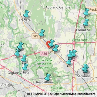 Mappa Via Giuseppe di Vittorio, 22076 Mozzate CO, Italia (5.23529)
