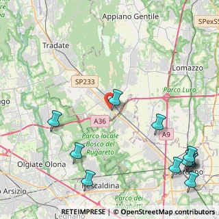 Mappa Via Giuseppe di Vittorio, 22076 Mozzate CO, Italia (6.32167)