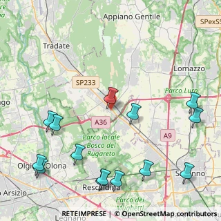 Mappa Via Giuseppe di Vittorio, 22076 Mozzate CO, Italia (5.615)