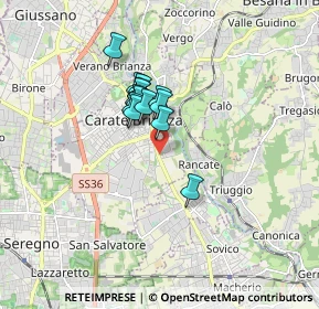 Mappa Viale Mosè Bianchi, 20841 Carate Brianza MB, Italia (1.125)