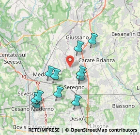Mappa Via Trento, 20833 Giussano MB, Italia (3.7)