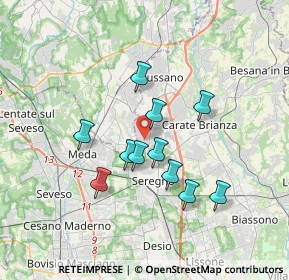 Mappa Via Trento, 20833 Giussano MB, Italia (2.90636)