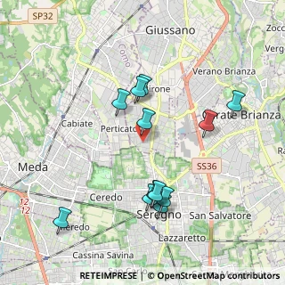 Mappa Via Trento, 20833 Giussano MB, Italia (1.89)