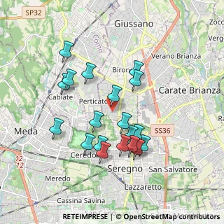 Mappa Via Trento, 20833 Giussano MB, Italia (1.67158)