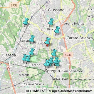 Mappa Via Trento, 20833 Giussano MB, Italia (1.8)
