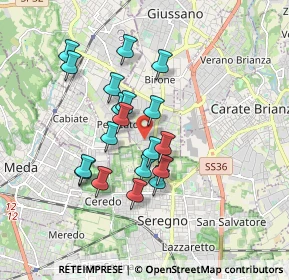 Mappa Via Trento, 20833 Giussano MB, Italia (1.47737)