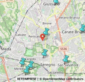 Mappa Via Trento, 20833 Giussano MB, Italia (3.29583)