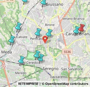 Mappa Via Trento, 20833 Giussano MB, Italia (2.35909)