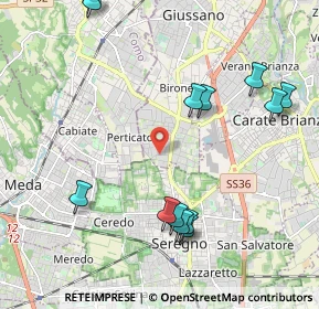 Mappa Via Trento, 20833 Giussano MB, Italia (2.41)
