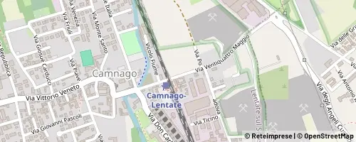 Mappa Lentate sul Seveso