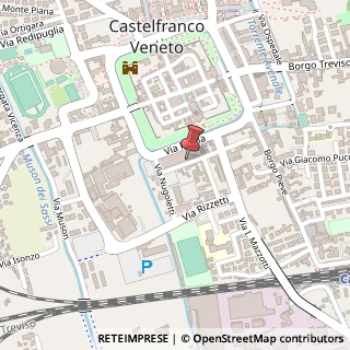 Mappa Via Tullio Piccinini, 23, 31033 Castelfranco Veneto, Treviso (Veneto)