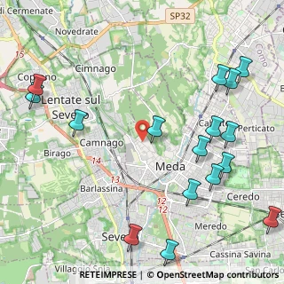 Mappa Via Pescarenico, 20821 Meda MB, Italia (2.75188)