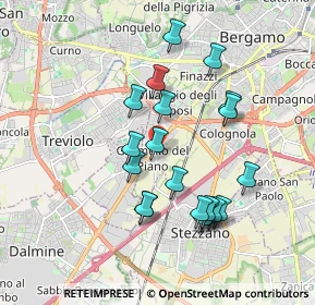 Mappa Via Enrico Morali, 24127 Bergamo BG, Italia (1.7055)