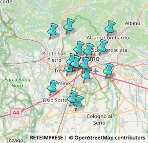 Mappa Via Enrico Morali, 24127 Bergamo BG, Italia (5.12533)