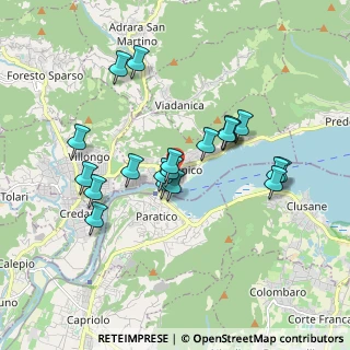 Mappa Via Crodarolo, 24067 Sarnico BG, Italia (1.6175)