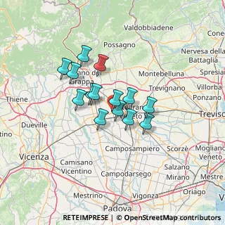 Mappa Via delle Streghe, 35018 San Martino di Lupari PD, Italia (9.37571)