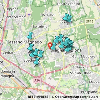 Mappa Via per Fornaci, 21054 Fagnano Olona VA, Italia (1.5025)