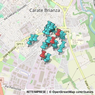 Mappa Via Pizzigoni, 20841 Carate Brianza MB, Italia (0.26207)