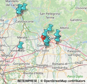 Mappa Via Vittorio Veneto, 24048 Treviolo BG, Italia (14.38818)