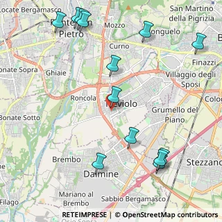 Mappa Via Vittorio Veneto, 24048 Treviolo BG, Italia (2.68154)