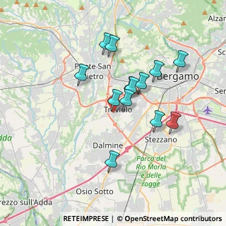 Mappa Via Vittorio Veneto, 24048 Treviolo BG, Italia (3.10231)
