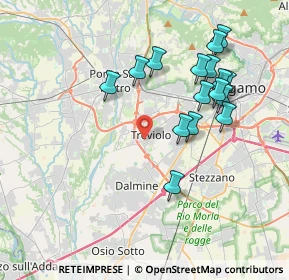 Mappa Via Vittorio Veneto, 24048 Treviolo BG, Italia (3.79688)