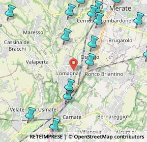 Mappa Via Garcia Lorca, 23871 Lomagna LC, Italia (2.9955)