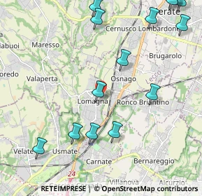 Mappa Via Garcia Lorca, 23871 Lomagna LC, Italia (2.72286)