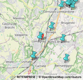 Mappa Via Garcia Lorca, 23871 Lomagna LC, Italia (3.01429)