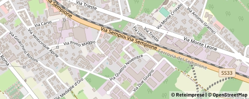Mappa Casorate Sempione