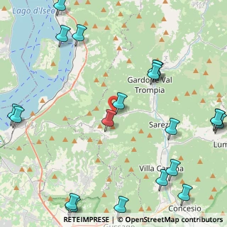 Mappa Via Tonetti, 25060 Polaveno BS, Italia (6.174)