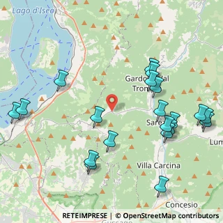 Mappa Via Tonetti, 25060 Polaveno BS, Italia (4.9405)
