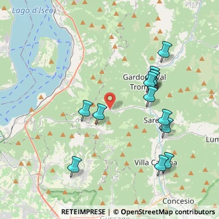Mappa Via Tonetti, 25060 Polaveno BS, Italia (4.15)