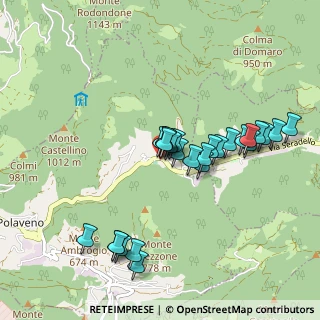 Mappa Via Tonetti, 25060 Polaveno BS, Italia (0.86962)