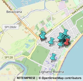 Mappa Via Pineda, 33054 Lignano Sabbiadoro UD, Italia (0.828)