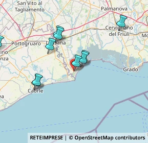 Mappa Via Pineda, 33054 Lignano Sabbiadoro UD, Italia (24.13533)