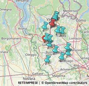 Mappa Via 4 Novembre, 21011 Casorate Sempione VA, Italia (11.60882)