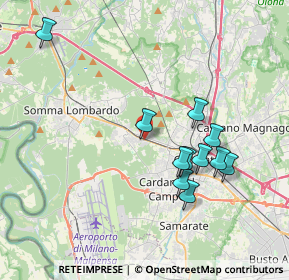 Mappa Via 4 Novembre, 21011 Casorate Sempione VA, Italia (3.59273)