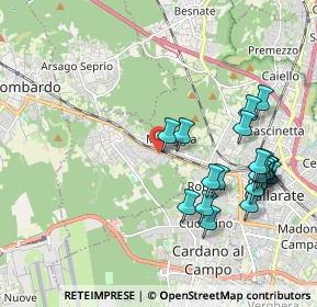 Mappa Via 4 Novembre, 21011 Casorate Sempione VA, Italia (2.1255)