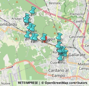 Mappa Via 4 Novembre, 21011 Casorate Sempione VA, Italia (1.6675)