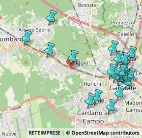 Mappa Via 4 Novembre, 21011 Casorate Sempione VA, Italia (2.5355)