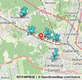 Mappa Via 4 Novembre, 21011 Casorate Sempione VA, Italia (1.70273)