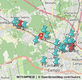 Mappa Via 4 Novembre, 21011 Casorate Sempione VA, Italia (2.1945)